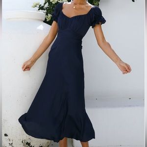 Hello Molly Sky Child Maxi Dress - Navy